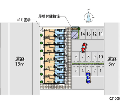 21005 Monthly parking lot