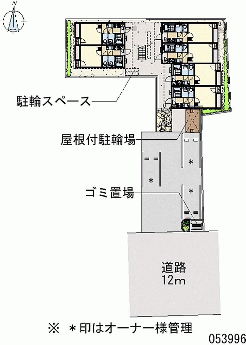 レオネクストパークサイドあおい 区画図