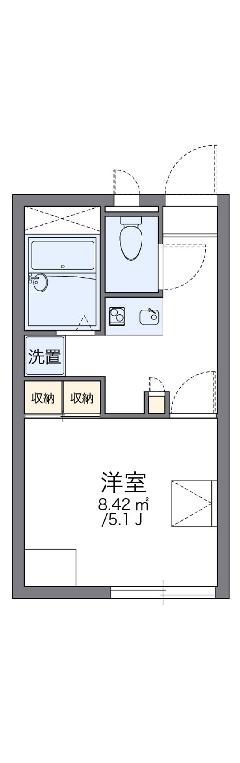 レオパレス桜通り 間取図