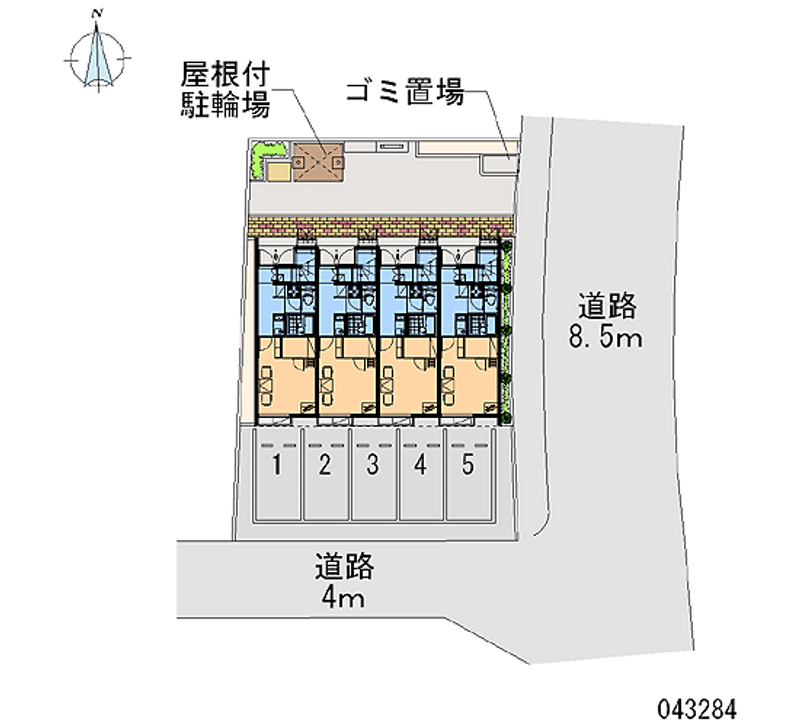 レオネクスト堂山ハウス 月極駐車場