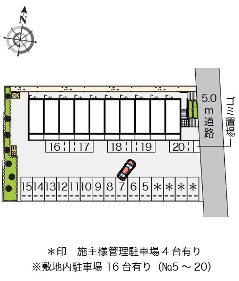 クレイノＲＡＭＡ 配置図