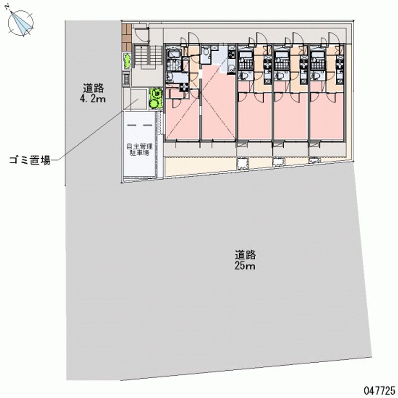 レオパレスラ　フェニックス 区画図