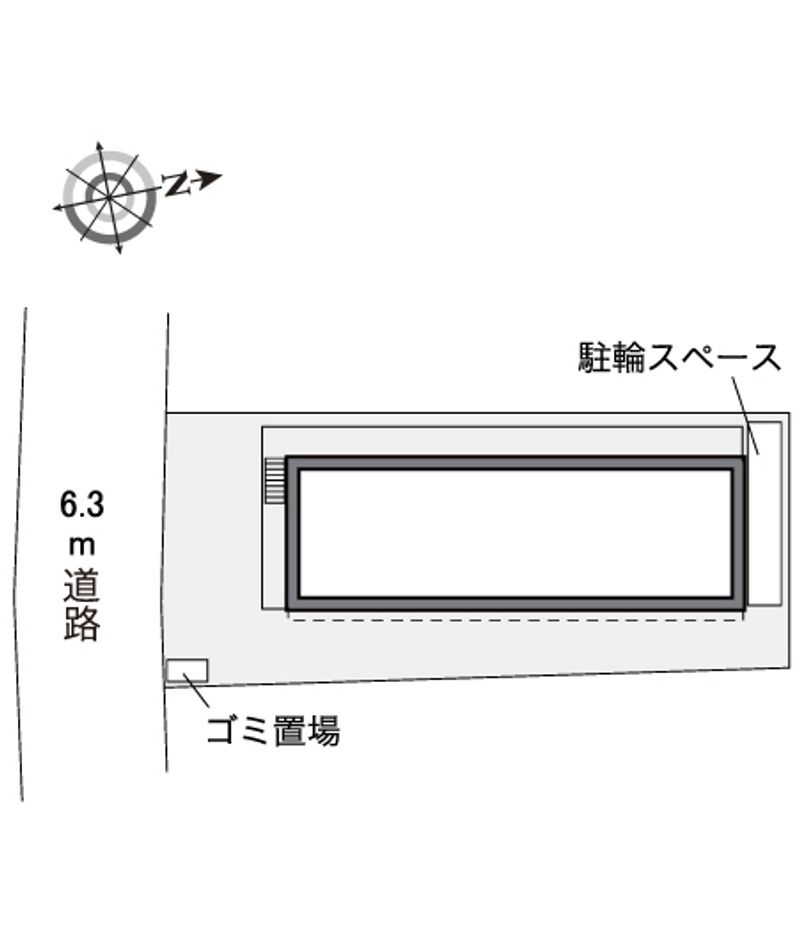 レオパレスバルームⅡ 配置図