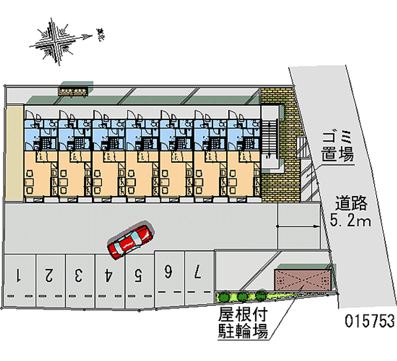 15753 bãi đậu xe hàng tháng