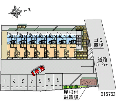 レオパレスプルミエ 月極駐車場