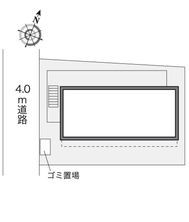 レオパレスアドミラブール 配置図