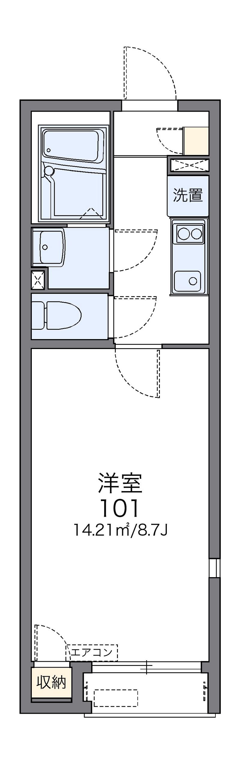 レオネクストヴィラ羽生東 間取図