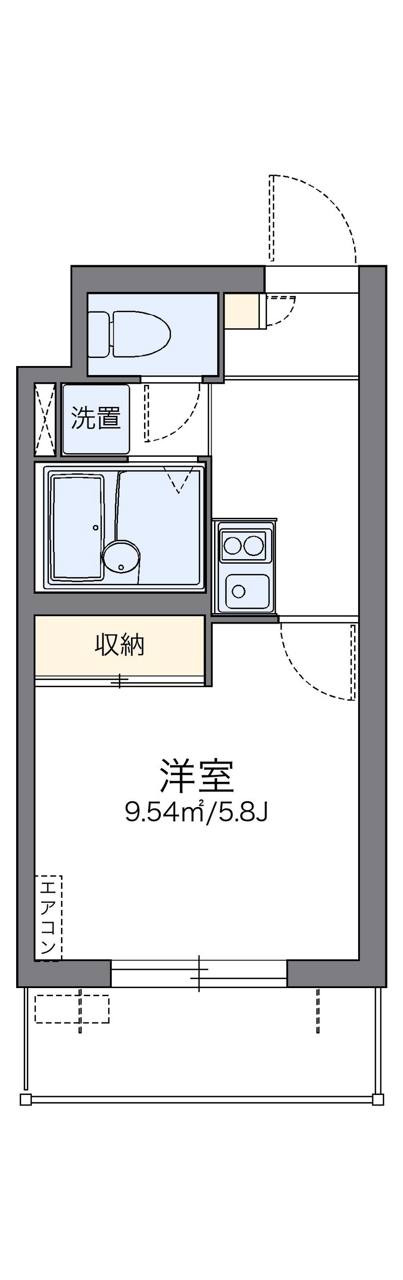 レオパレスソフィア　参番館 間取図