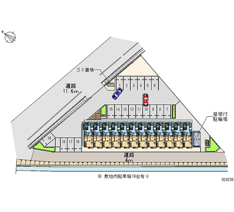 28236 Monthly parking lot