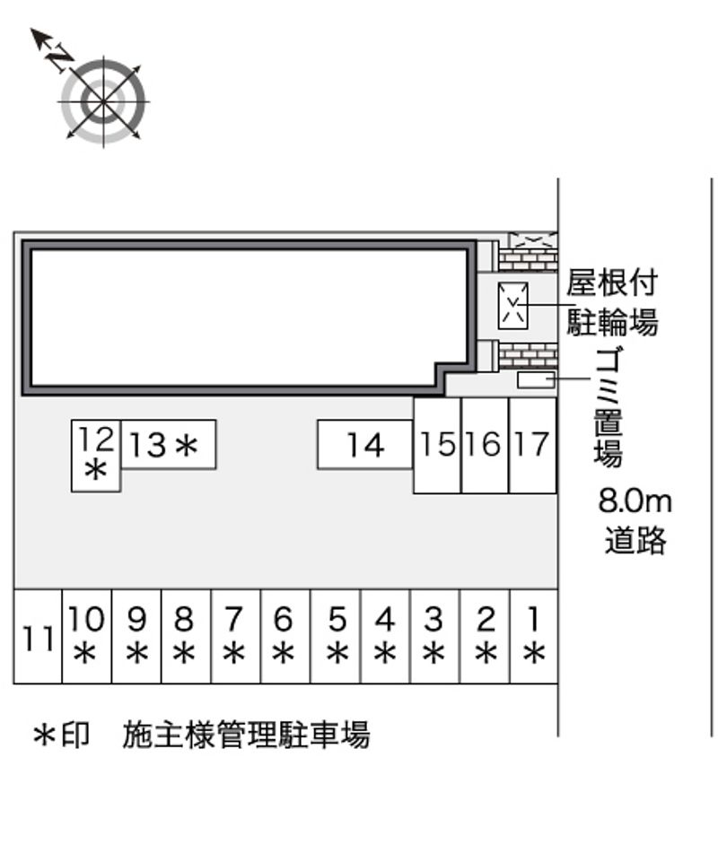 レオパレスイースト 配置図