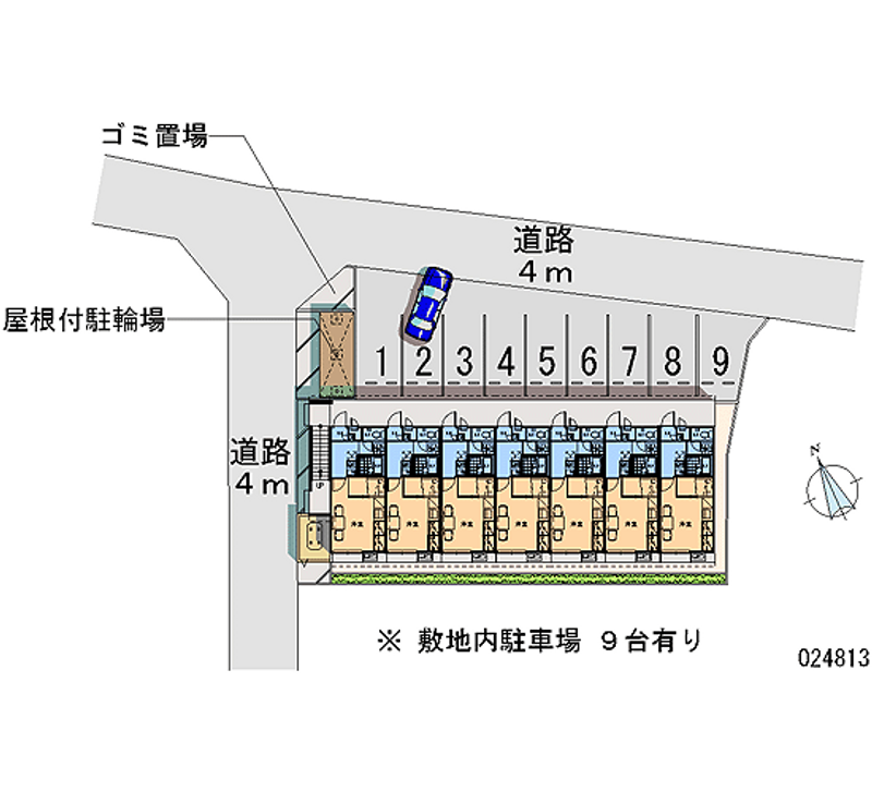 24813 bãi đậu xe hàng tháng