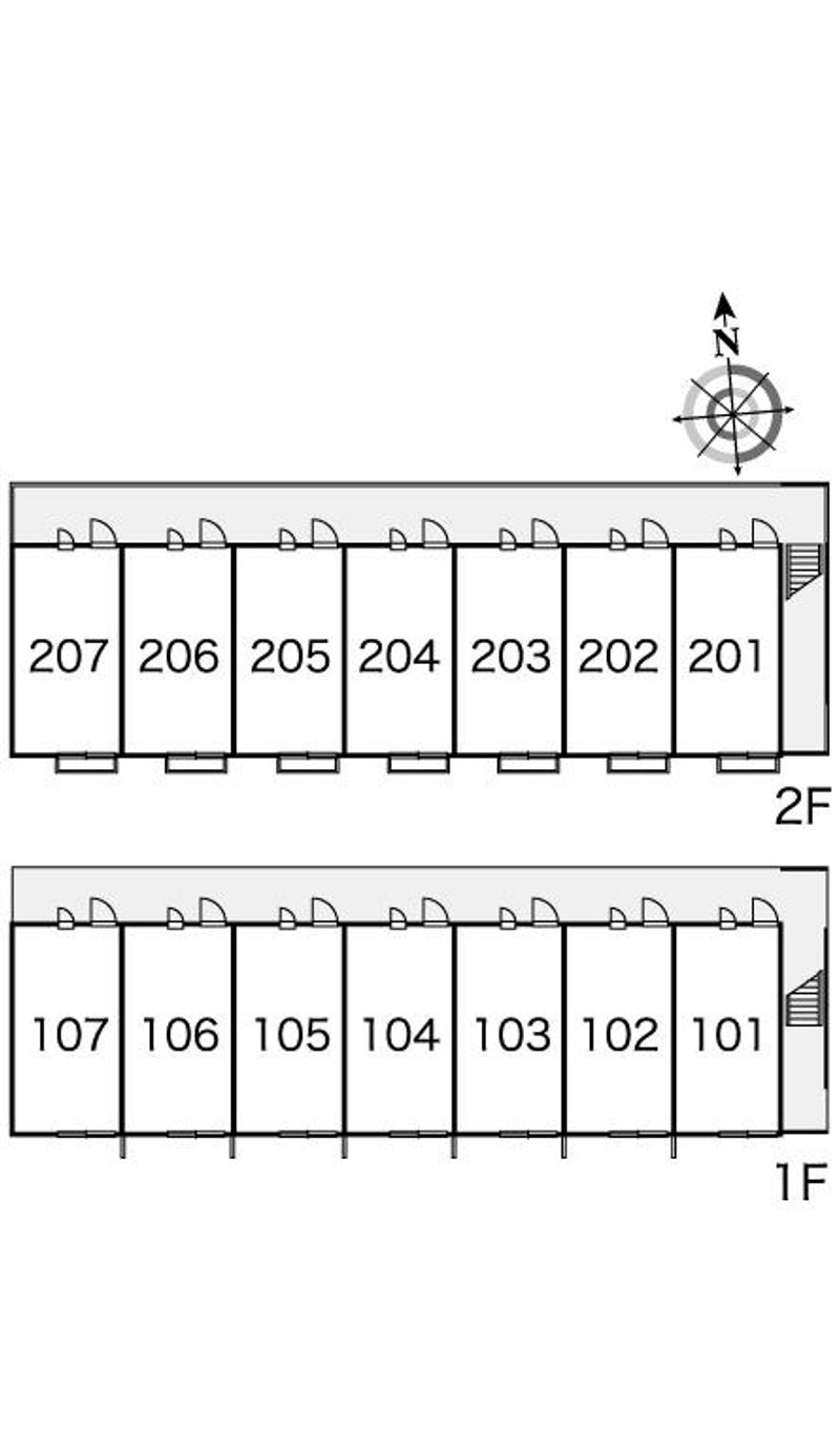 レオパレス華 間取り配置図