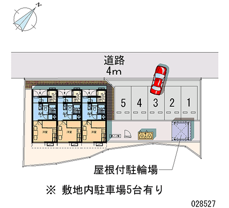 レオパレスあかほろ 月極駐車場