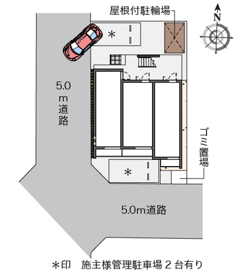 クレイノグランディールＤ 配置図