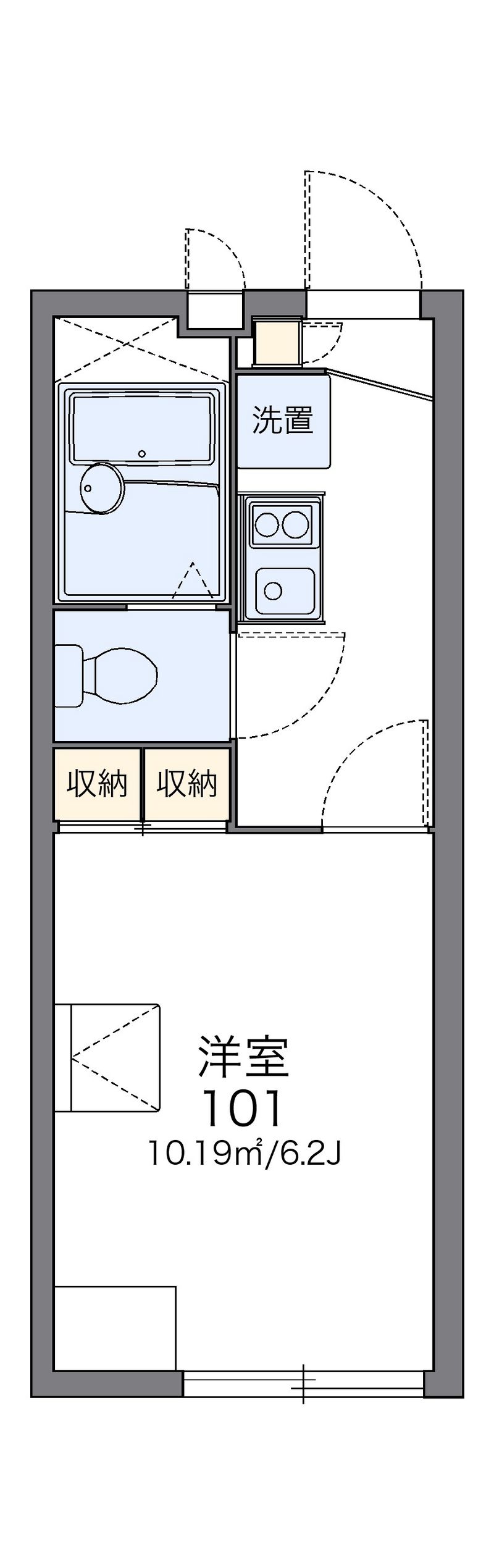 レオパレスコスモス 間取図