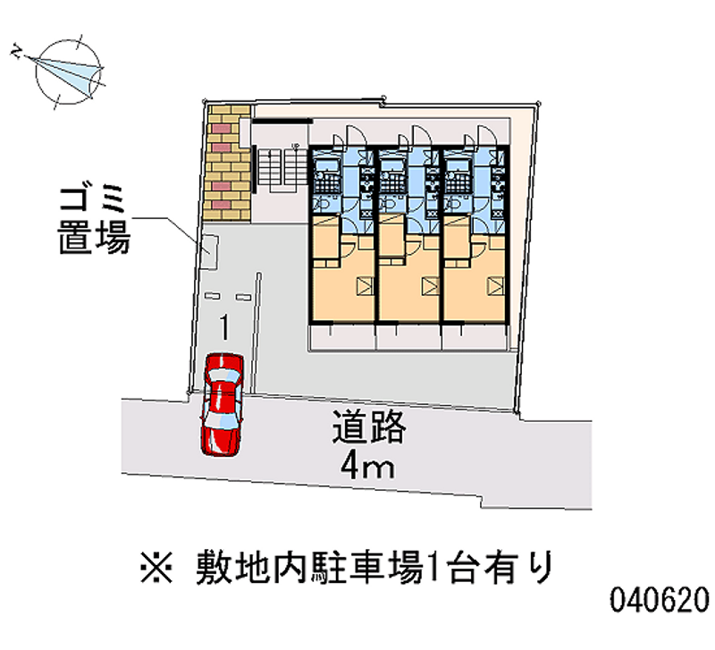 レオパレス中原 区画図
