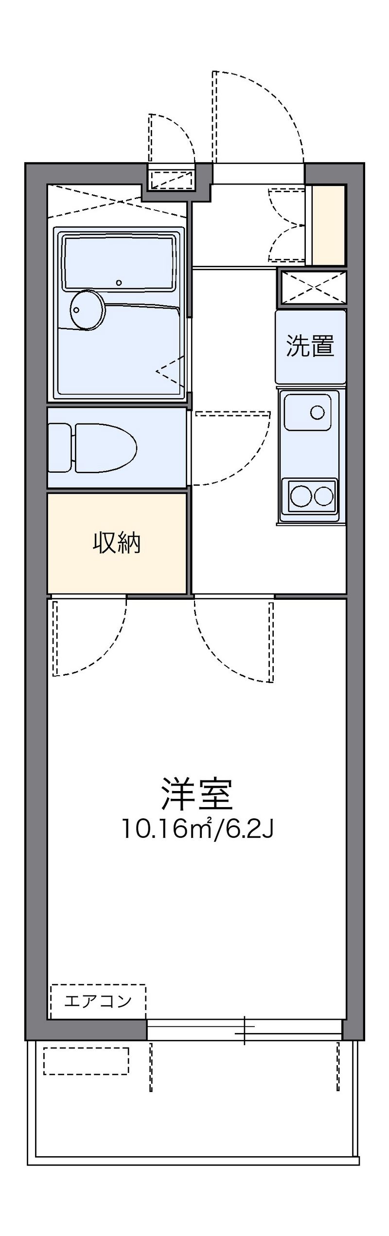 leopalace Asahi Floor plan