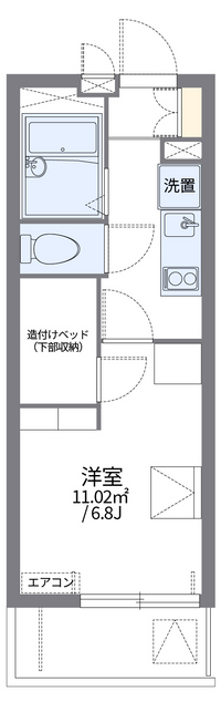 レオパレスエスペランサ野上 間取り図