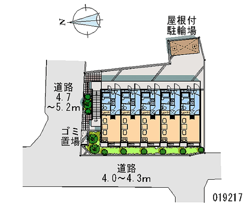 レオパレス桜丘第２ 区画図
