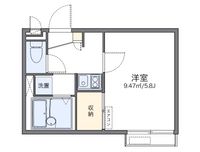 レオパレス西陣 間取り図