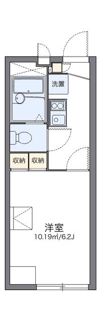 レオパレスパラディーゾ 間取り図