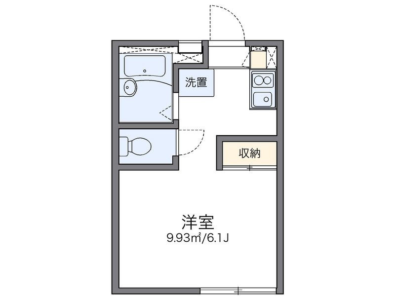 レオパレスグレイスガーデン 間取図