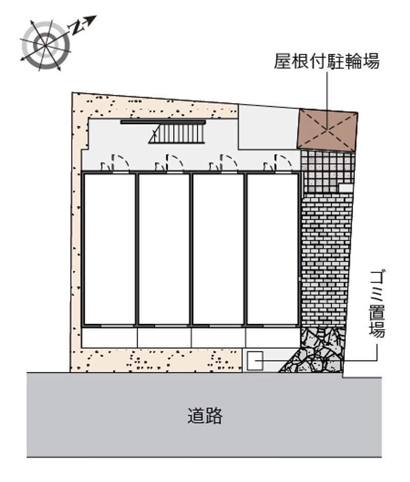 レオネクストシャトレー東四つ木 配置図