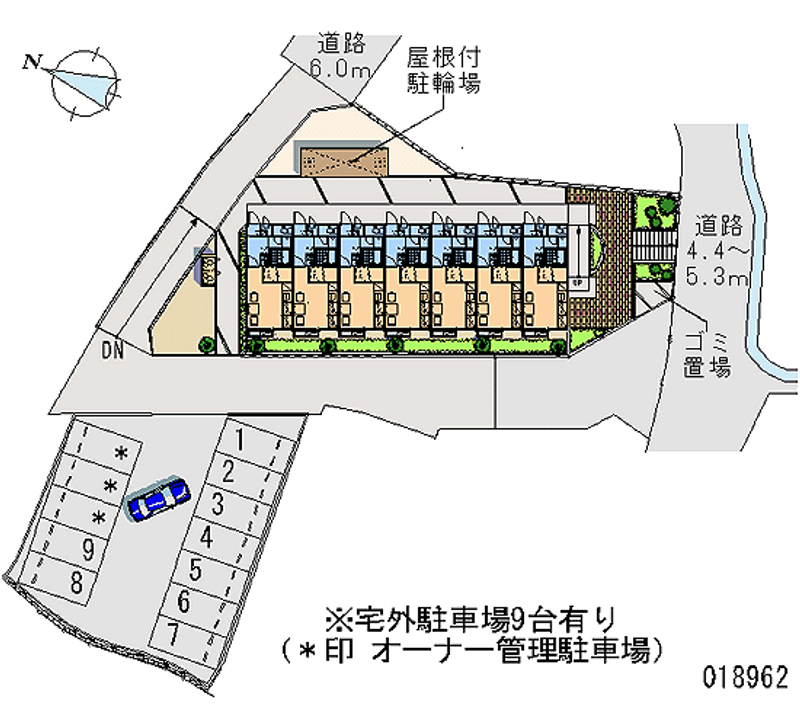 18962 Monthly parking lot