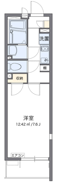 クレイノセジュール中原 間取り図