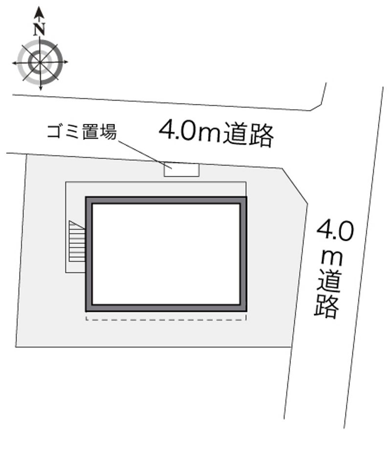 レオパレス屋敷山 配置図