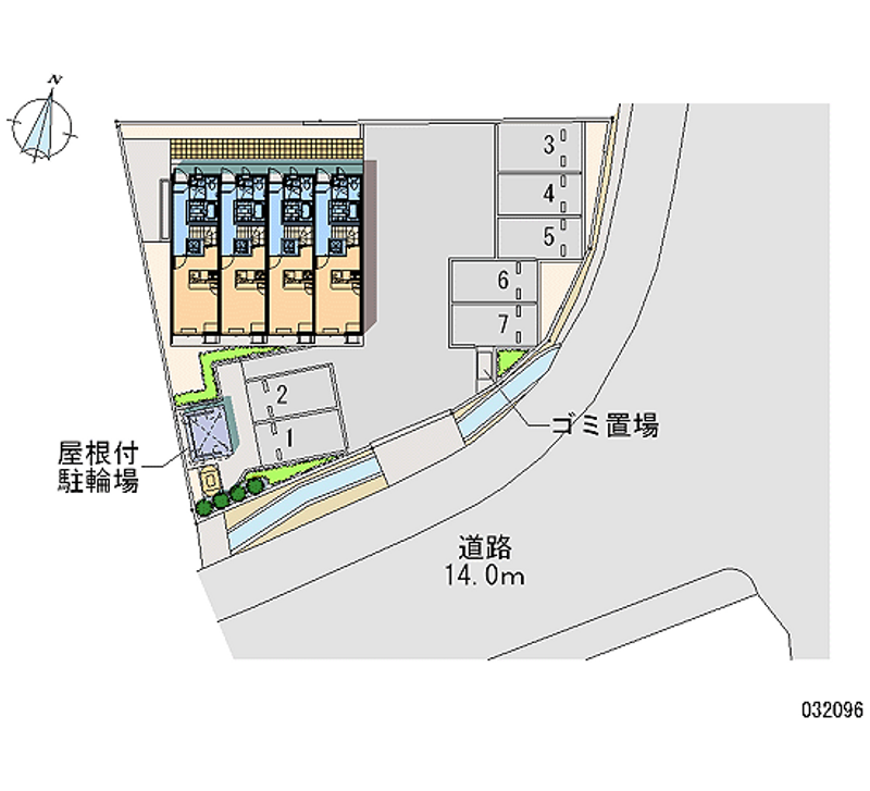 32096 Monthly parking lot