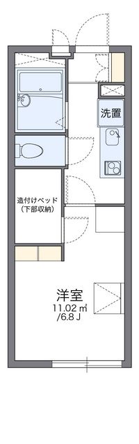 レオパレスププレ 間取り図