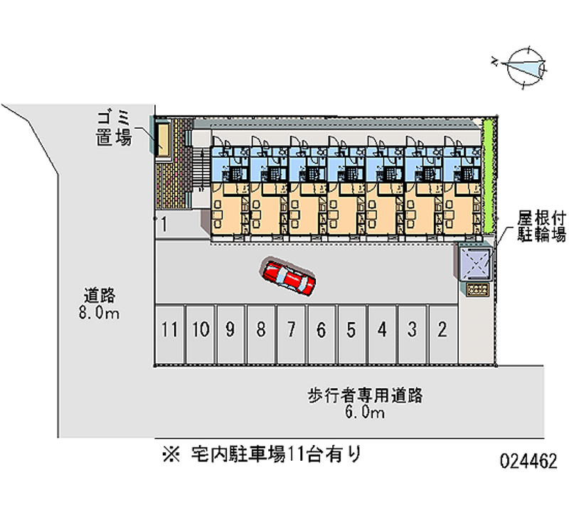 24462 Monthly parking lot