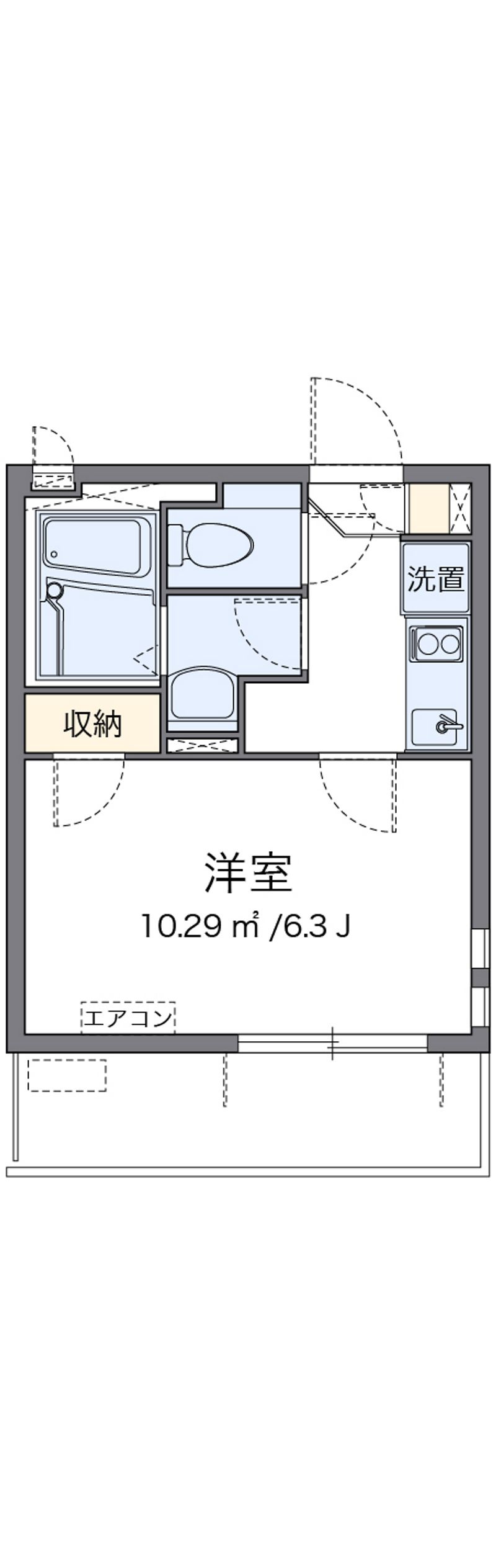 クレイノフローラ大森南 間取図
