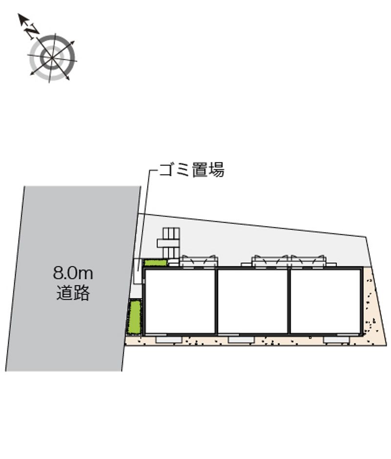 レオネクストサークル西台 配置図