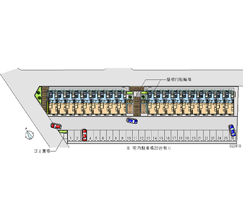 22810 bãi đậu xe hàng tháng