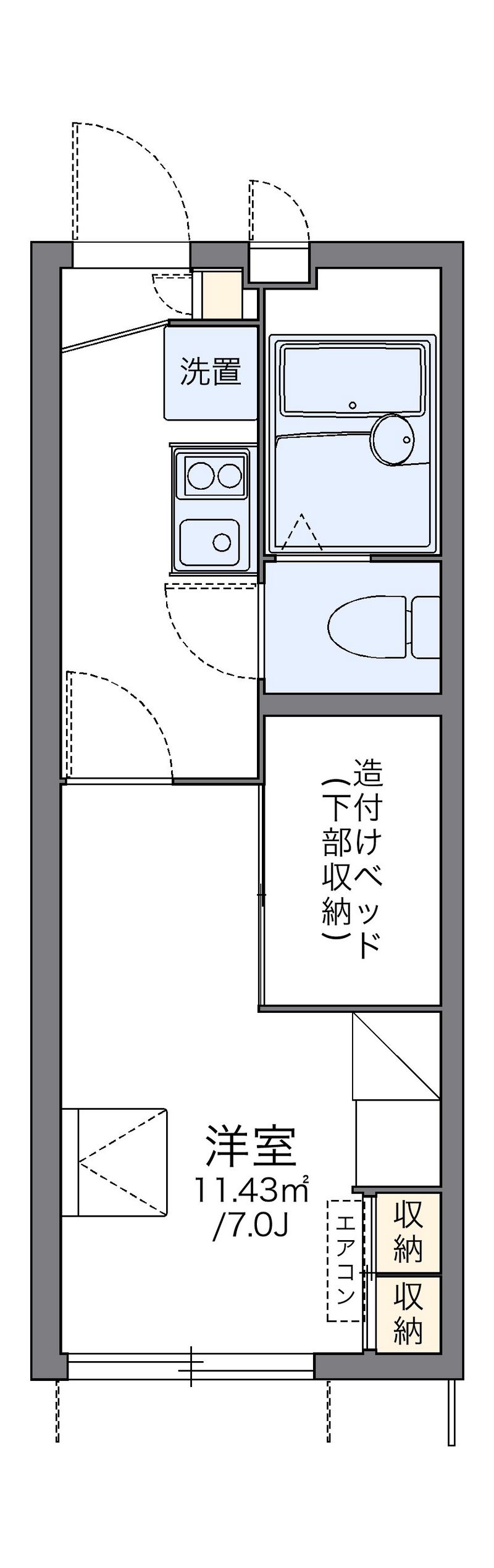 leopalace Freesia 평면도
