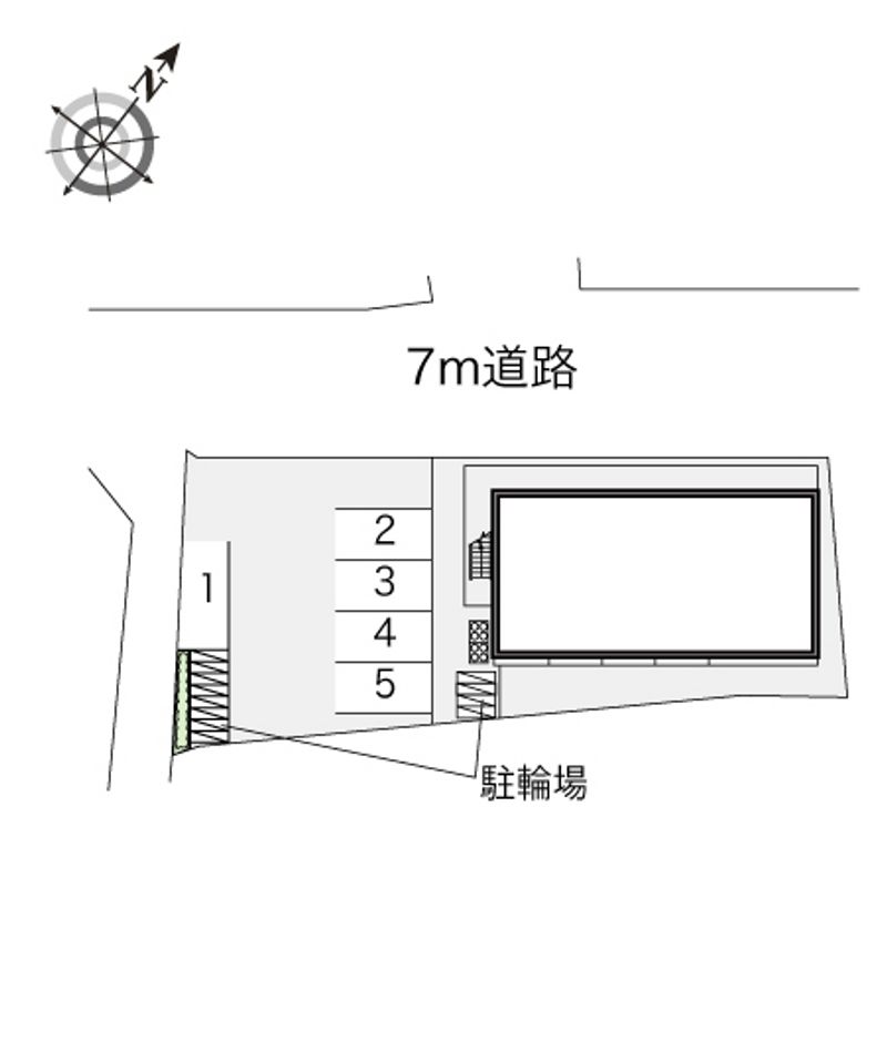 レオパレス三番町 配置図