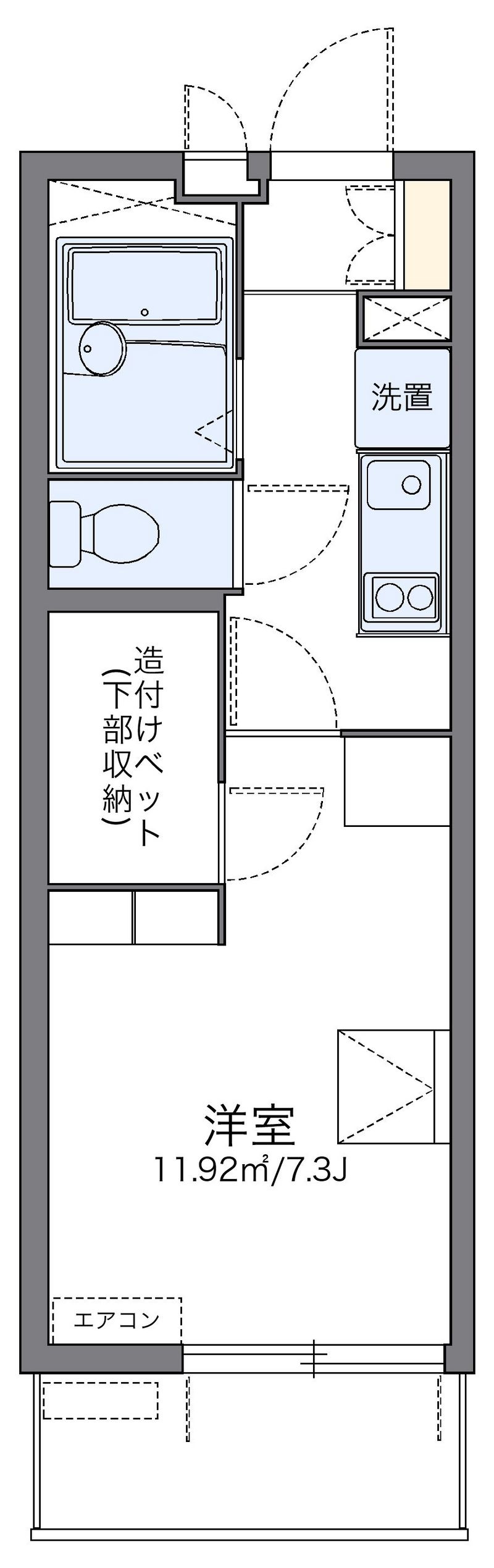 レオパレスＴＮ参番館 間取図