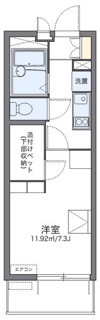 レオパレスＴＮ参番館 間取り図