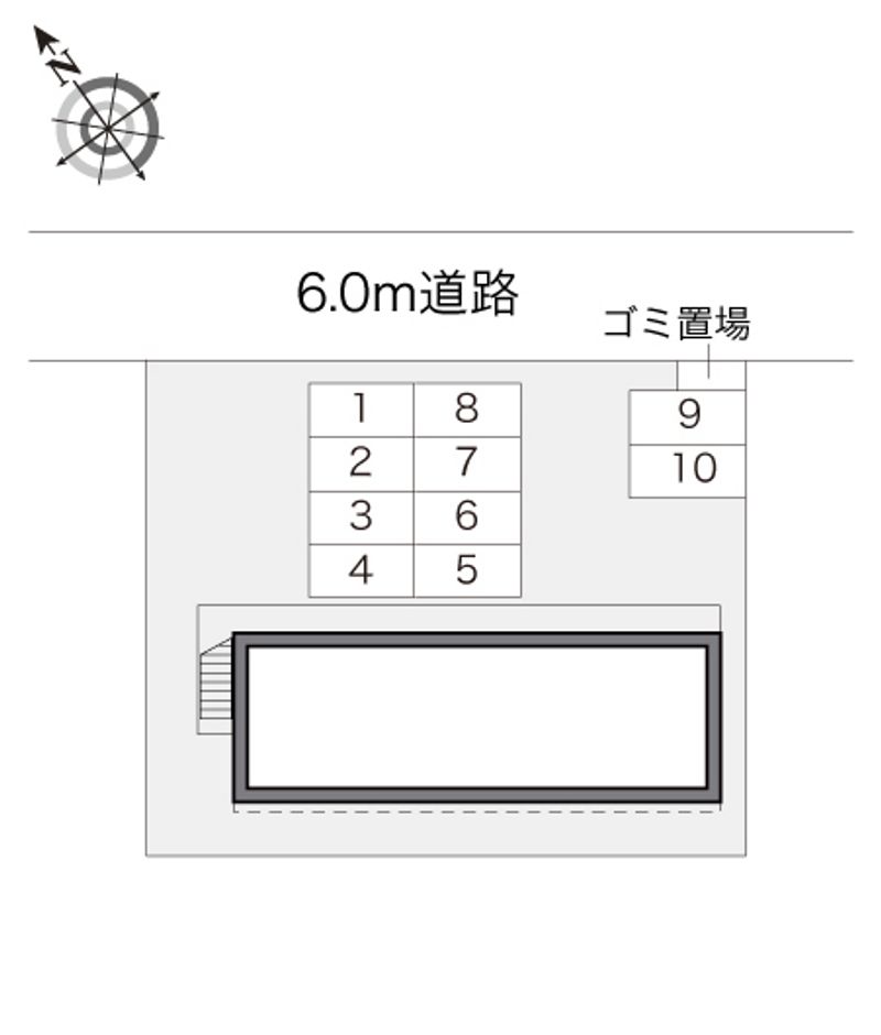 レオパレスＧＭ 配置図