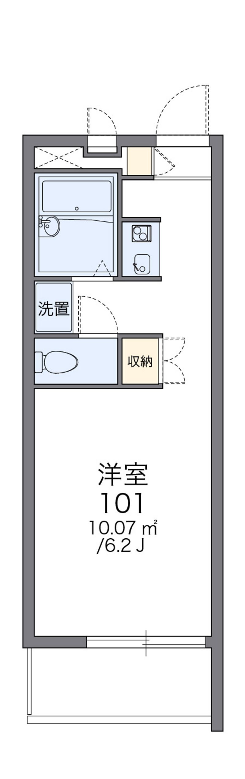 レオパレスストーンヘンジ 間取図