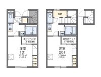 レオパレスルナ 間取図