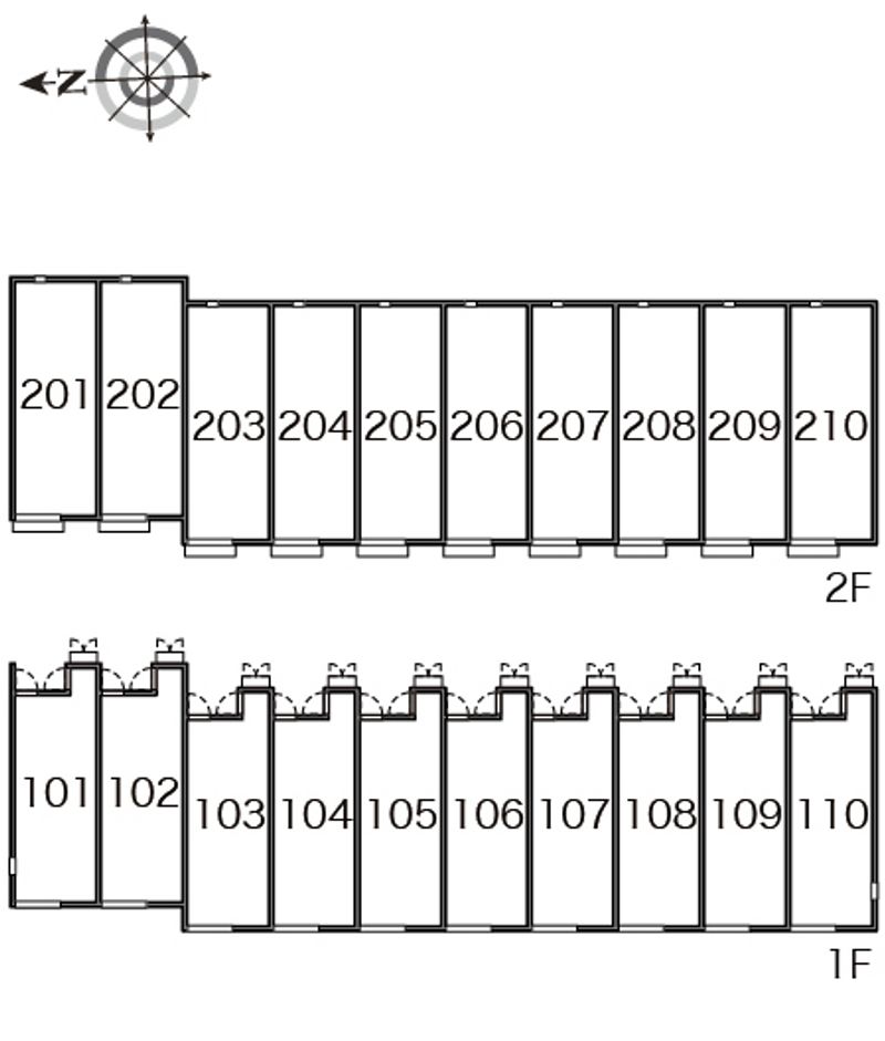 レオネクストウリュウ 間取配置図
