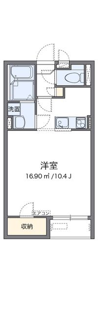 レオネクストＴａｋａｇｉｓｅ 間取り図