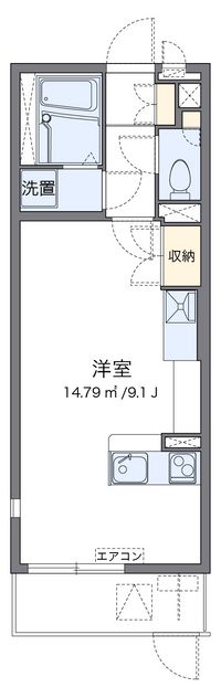 ミランダ浪華Ⅴ 間取り図