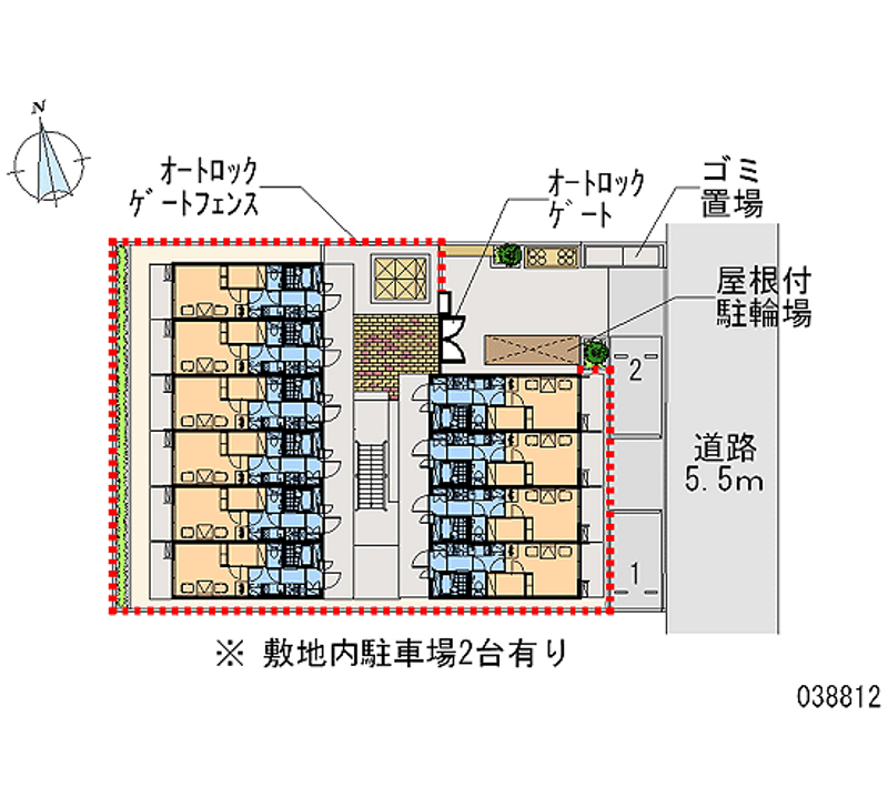 レオパレスソフィア　壱番館 月極駐車場