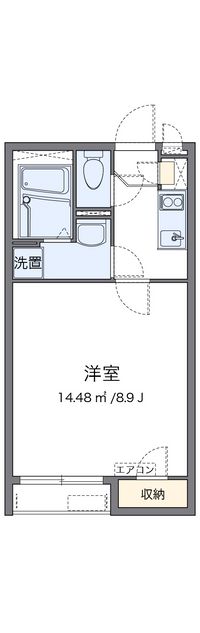 クレイノ大岩Ⅱ 間取り図