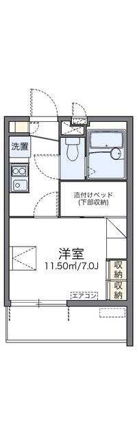 レオパレスステラⅡ 間取り図