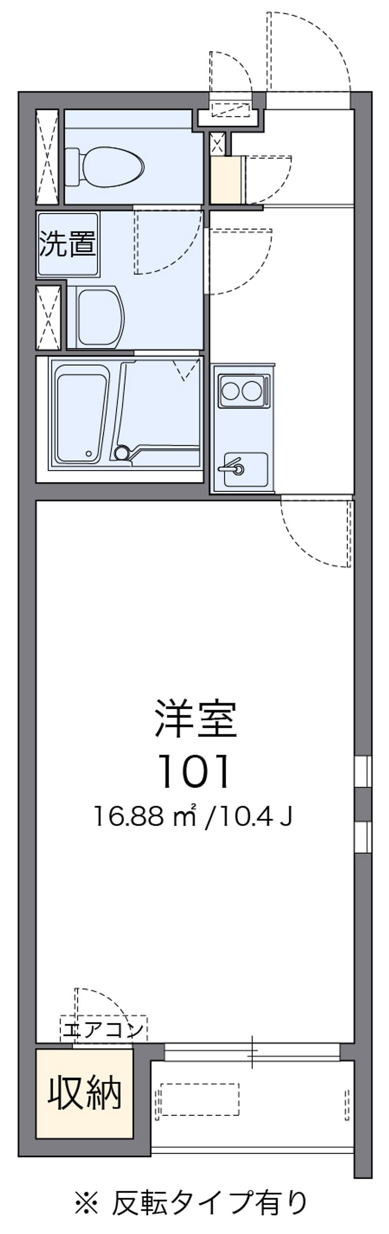 クレイノグランルーチェⅡ 間取図